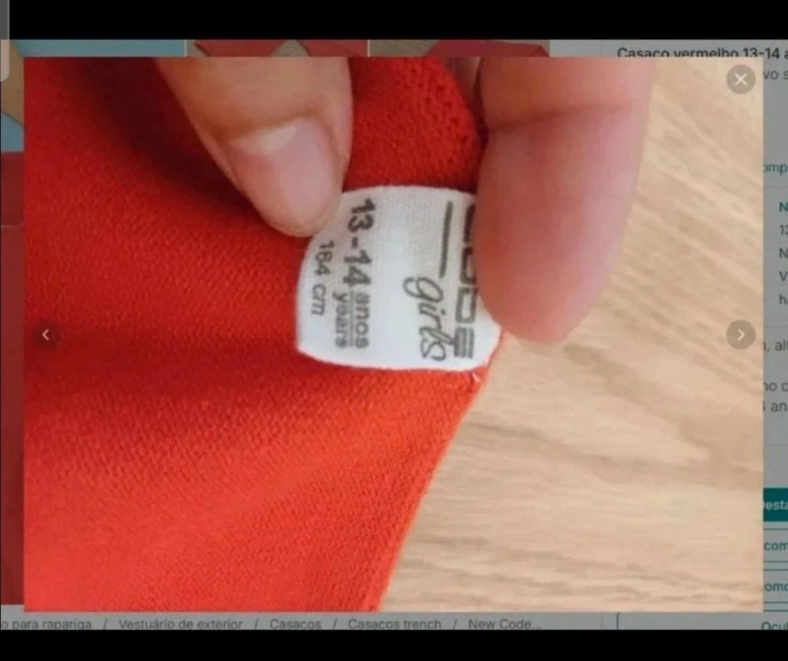 Girls' jacket 13 years old – photo 4